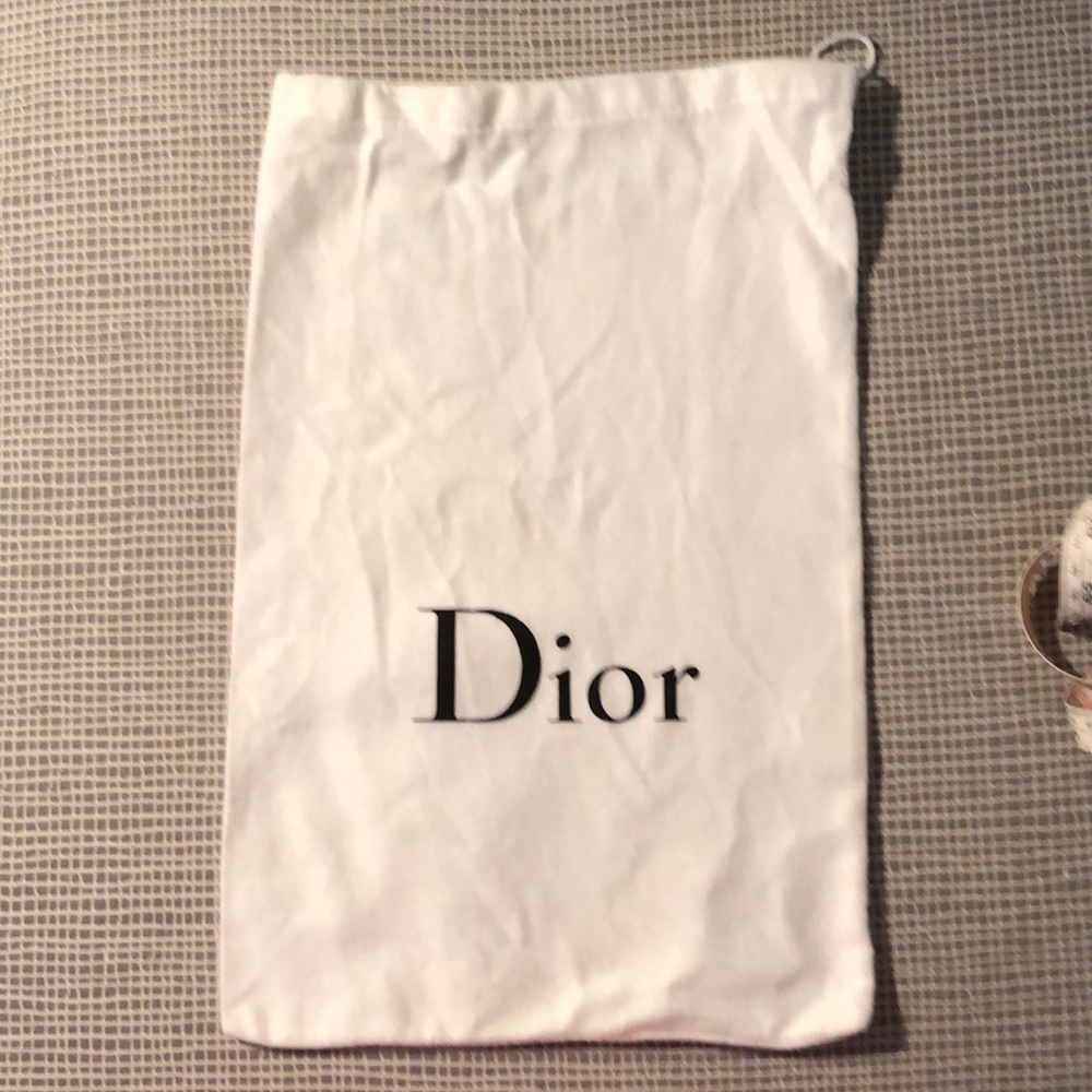 Dior cloth shoe dust bag